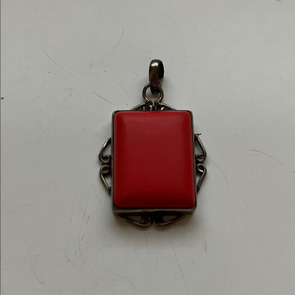 Red Silver Pendant - Picture 3 of 5